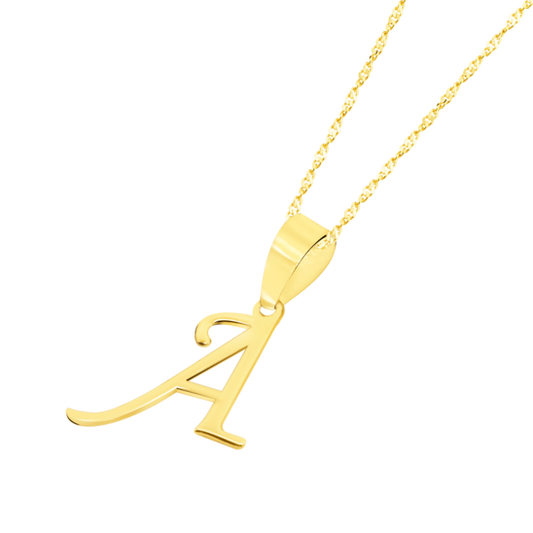 HIN00022/A COLLAR.INICIAL-A.LISO.  0.83gr