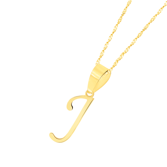 HIN00022/J COLLAR.INICIAL-J.LISO.  1.01gr