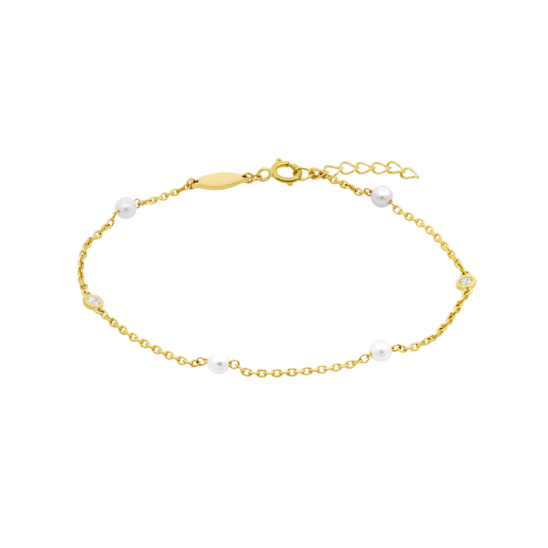 HIN00066/18 PULSERA.6-PERLAS.16+2CM  1gr