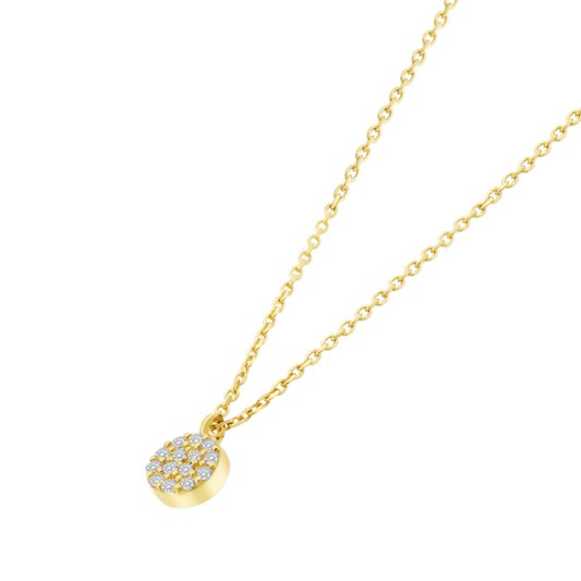 HIN00078/43 COLLAR.CHATON.CIRC.40+3CM  1.02gr