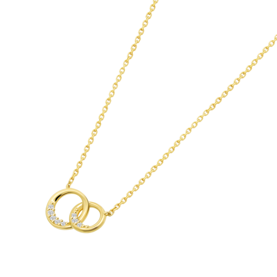 HIN00080/43 COLLAR.COLGANTE.AROS.CIRC.  1.74gr