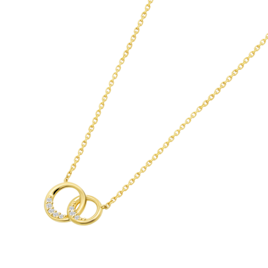 HIN00080/43 COLLAR.COLGANTE.AROS.CIRC.  1.74gr