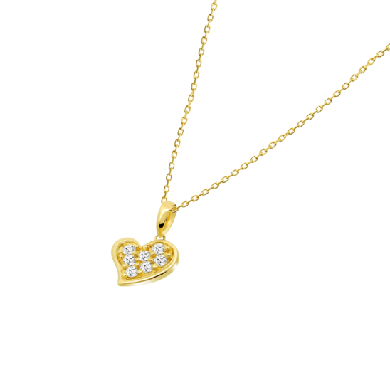 HIN00088/43 COLLAR.COLGANTE.CORAZON.CI  1.38gr