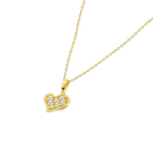 HIN00088/43 COLLAR.COLGANTE.CORAZON.CI  1.38gr