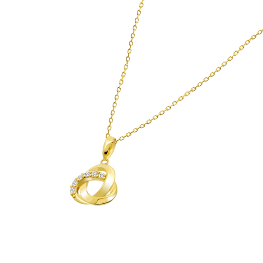 HIN00091/43 COLLAR.COLGANTE.NUDO.CIRC.  1.39gr