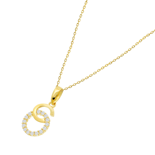 HIN00113/43 COLLAR.COLGANTE.AROS.CIRC.  1.58gr