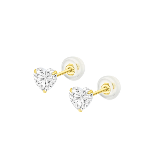 HIN00159/6 CHATON.9KA.SILI-ORO.CORAZON.C  0.26gr