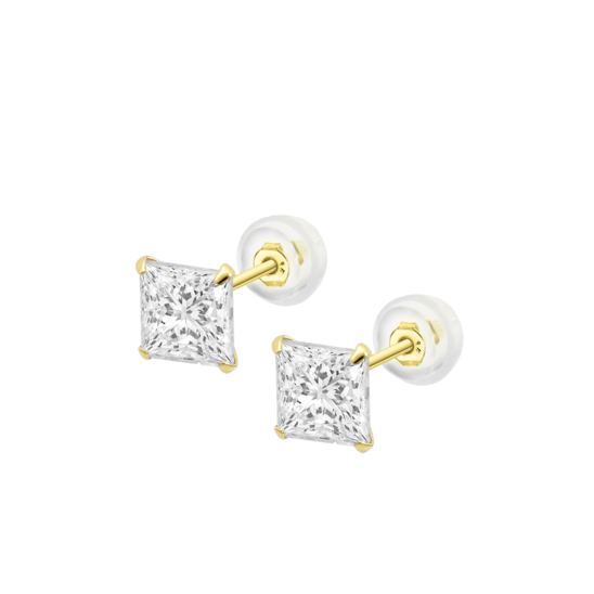 HIN00161/6 CHATON.SILI-ORO.CUADRADO.C  0.25gr