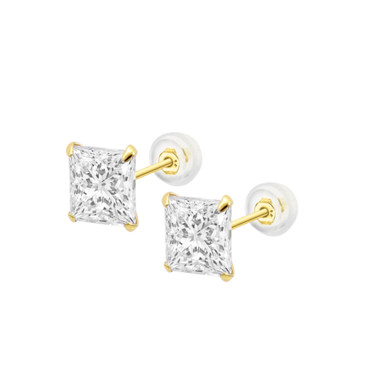 HIN00161/8 CHATON.SILI-ORO.CUADRADO.C  0.48gr