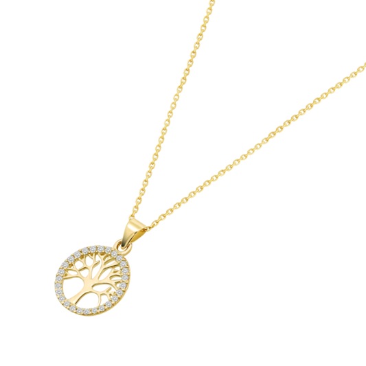 HIN00167/45 COLLAR.ARBOL-VIDA-12MM.CIR  1.48gr