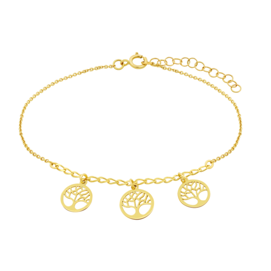 HIN00191/19 PULSERA.ESLAB.3-ARBOLES-8M  0.89gr