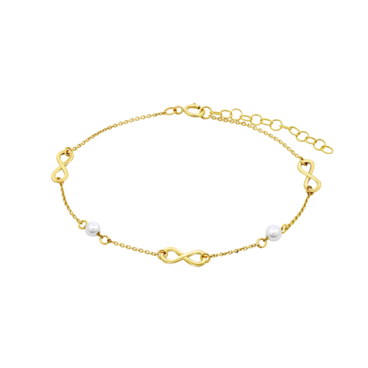 HIN00193/19 PULSERA.INFINIT-12MM.PERLA  0.92gr