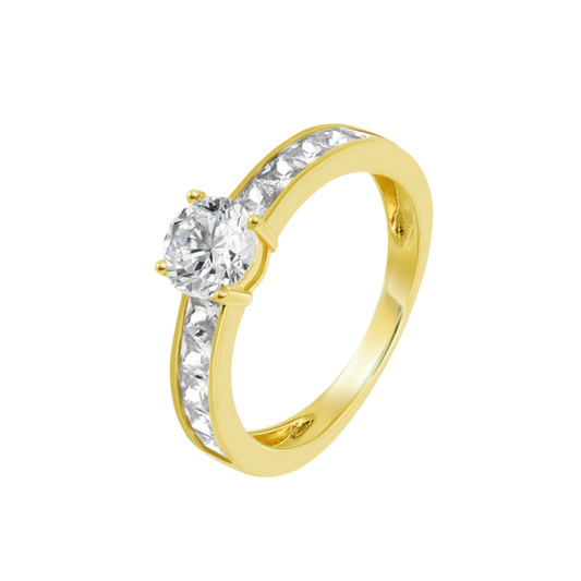 HIN00201/12 ANILLO.BAGUETTE.CIRCONITA-  1.84gr