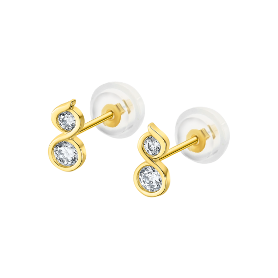 HIN00243 PDTES.SILI-ORO.INFINITO-8M  0.42gr