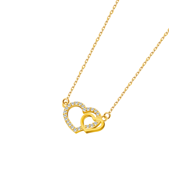 HIN00252/45 COLLAR.CORAZONES.13MM.CIRC  1.2gr