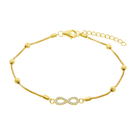 HIN00262/19 PULSERA.BICO.BOLAS-3MM.INFIN-12M  1.99gr