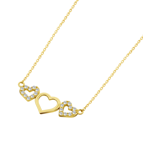 HIN00263/45 COLLAR.CORAZONES-19MM.CIRC  1.12gr