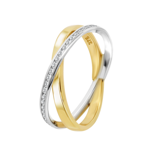 HIN00335/18 SORTIJA.9K.AMARI.CRUZADO.CIRCONITAS  gr