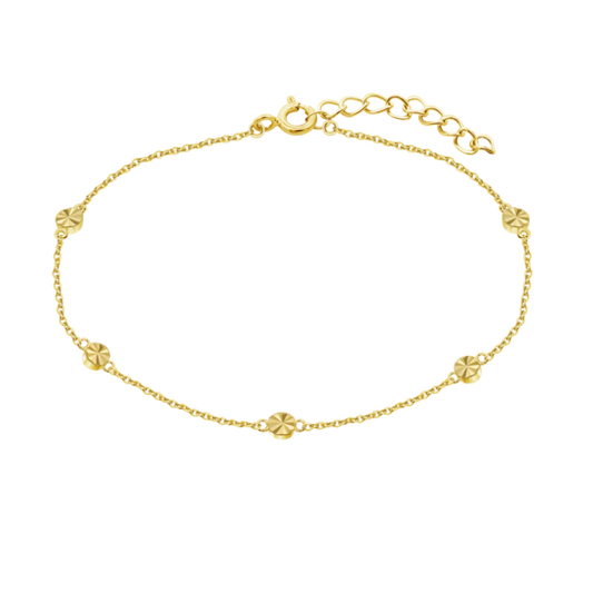 HIN00368/19 PULSERA.9K.AMARI.LISA.16+3CM