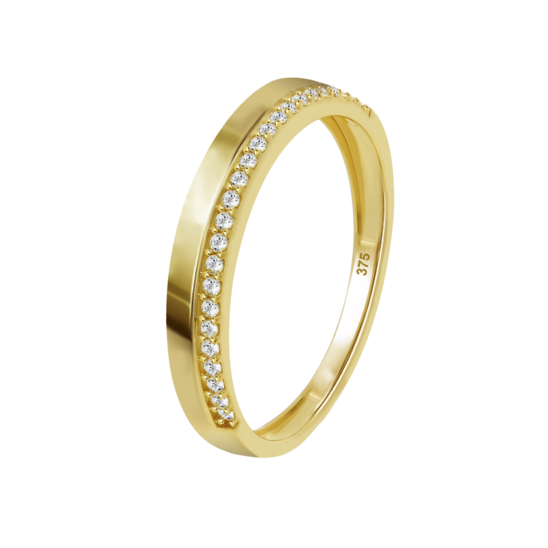 HIN00377/14 SORTIJA.9K.BLANCO.CIRC. 1.4 gr