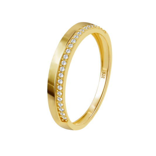 HIN00377/16 SORTIJA.9K.BLANCO.CIRC. 1.4 gr