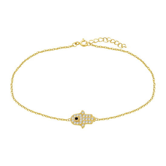 HIN00394/18 PULSERA.9K.AMARI.MANO-FATIMA-12MM.C