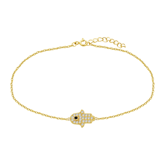 HIN00394/18 PULSERA.9K.AMARI.MANO-FATIMA-12MM.C