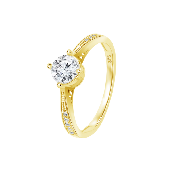 HIN00422/18 SORTIJA.9K.AMAR.SOLITARIO.CIRC-5MM 1.45gr