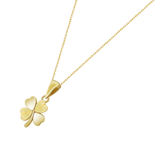 HIN00445/45 COLLAR 9K TREBOL 1.06gr