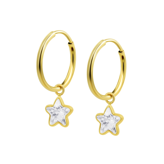 HIN00450/12 1 81gr  PEND.9K.AMA.ARO.12MM.ESTRELLA 6X6