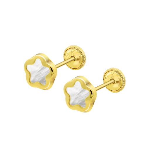 LG00032/6 CHATON.ROSCA.FLOR-NACAR.6M  0.32gr