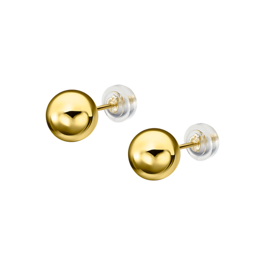 LG00108/8 CHATON.SILI-ORO.BOLA-8MM.L  0.49gr