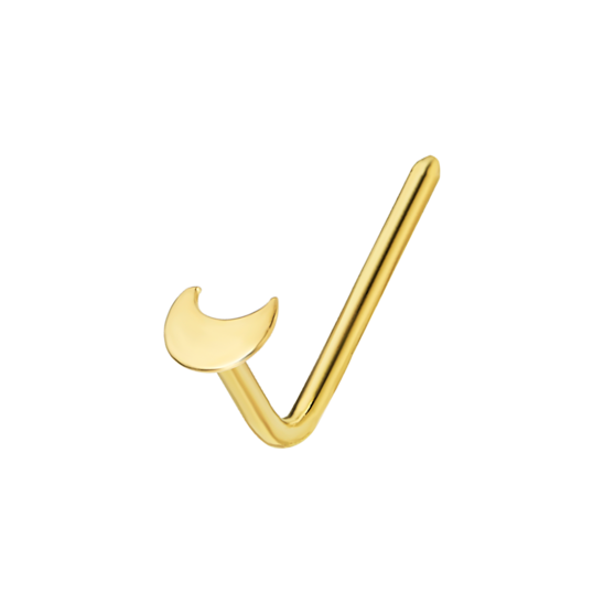 LG00167 PIRCING.LISO.LUNA-3MM.  0.08gr