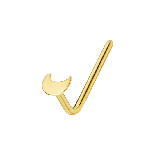 LG00167 PIRCING.LISO.LUNA-3MM.  0.08gr