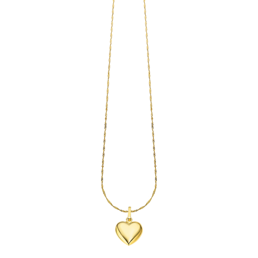 LG00210/43 COLLAR.CORAZON-12MM.LISO.4  1.14gr