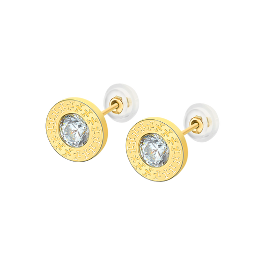 LG00233/8 PDTES.SILI-ORO.CHATON-8MM.  0.42gr