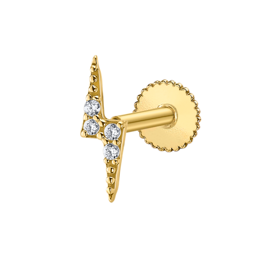 LG00250 PIERCING.ROSCA-TUBO.RAYO-9  0.2gr