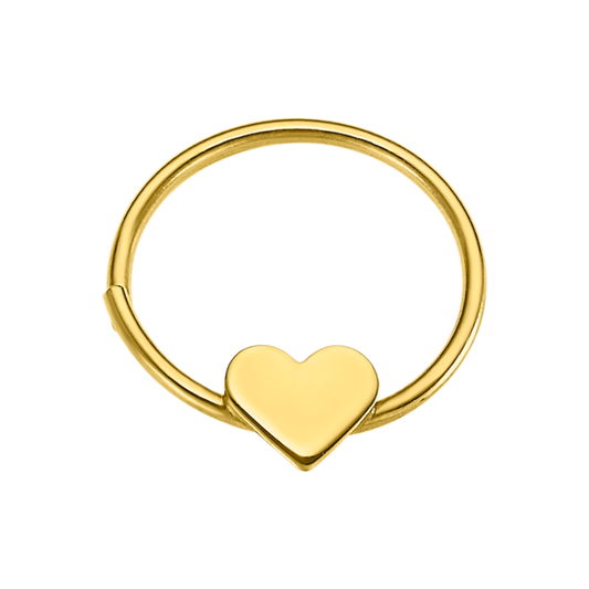 LG00294 PIRCING.ARO.CORAZON.LISO  0.12gr