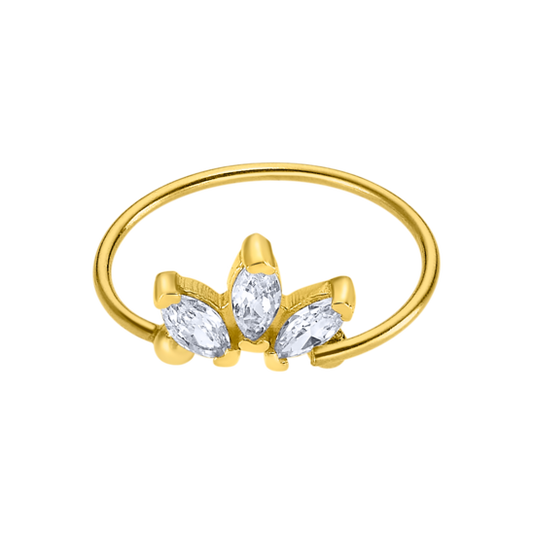 LG00296 PIRCING.ARO.CIRCONITAS.  0.18gr