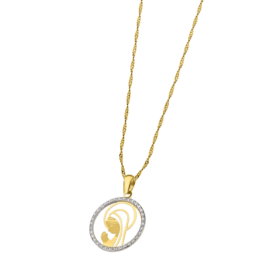 LG00299/43 COLLAR.BICO.COLGAN-VIRGEN-15MM.C  1.25gr