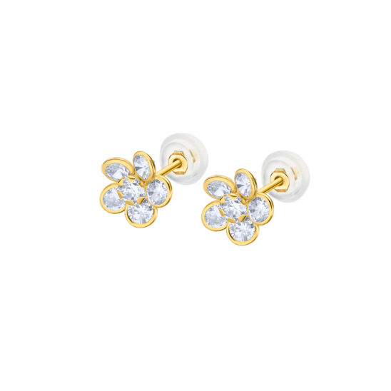 LG00302 PDTES.9K.AMARI.SILI-ORO.FLOR-8MM.CI 0.36 gr