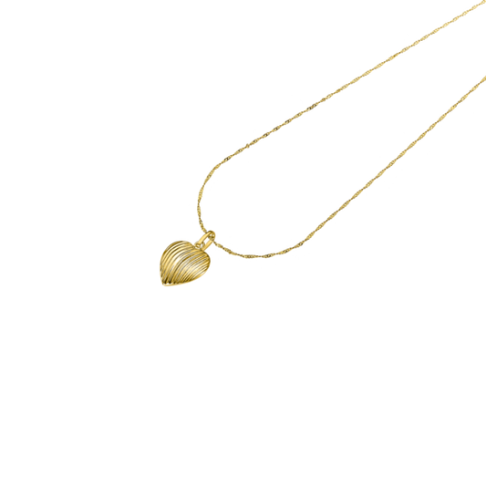 LG00310/43 COLLAR.9K.CORAZONLISO.43+3CM gr