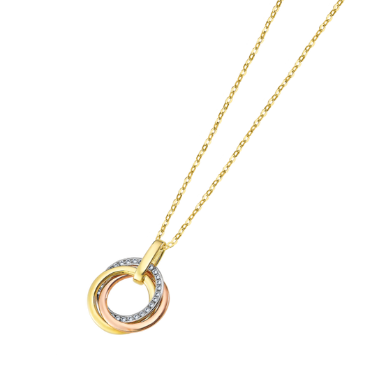 LU00008/42 COLLAR.TRICOLOR.3-AROS-11MM.CIRC  1.25gr