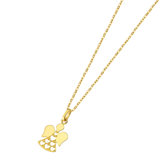 LU00024/42 COLLAR.ANGEL-11MM.LISO.40+  0.76gr