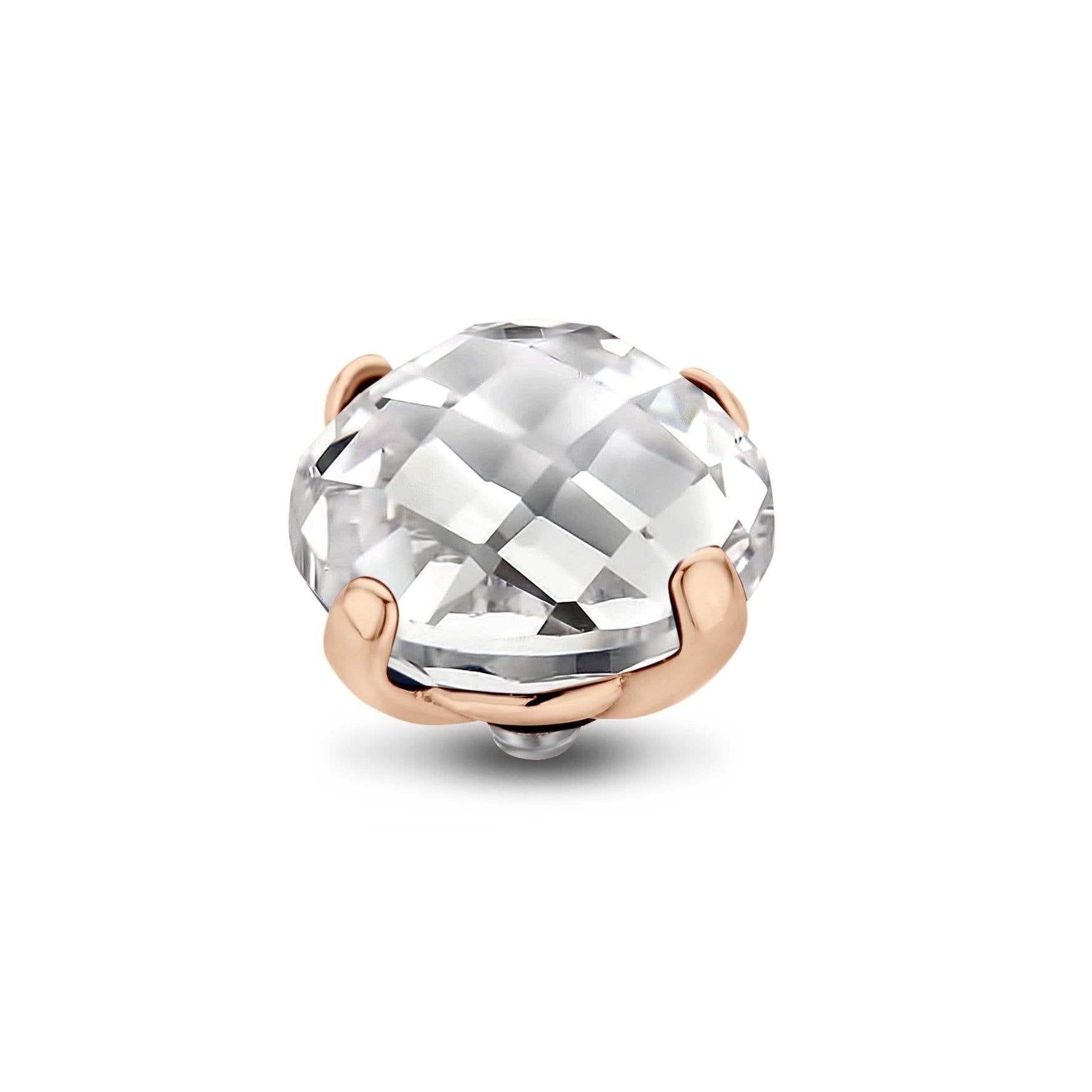 Melano Twisted Facet Bold Steentje - melanojewelry