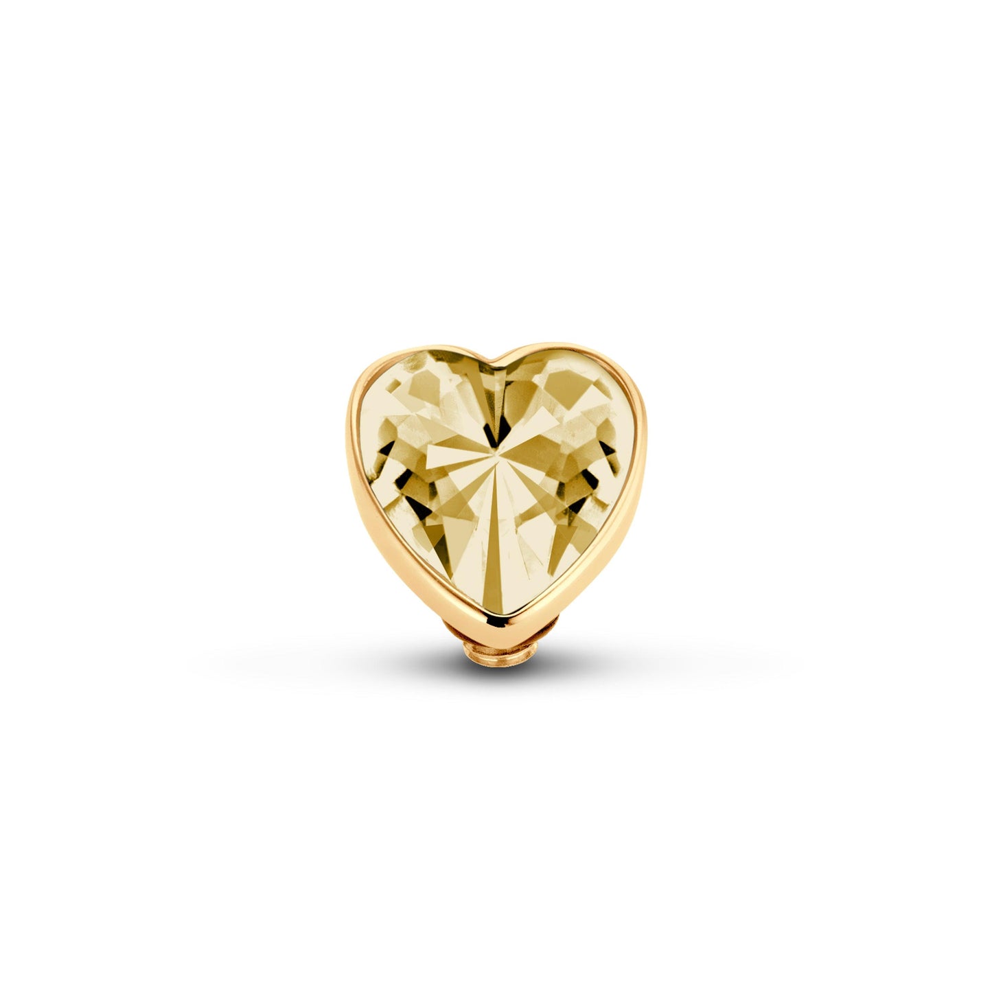 Melano Twisted Heart Steentje - melanojewelry