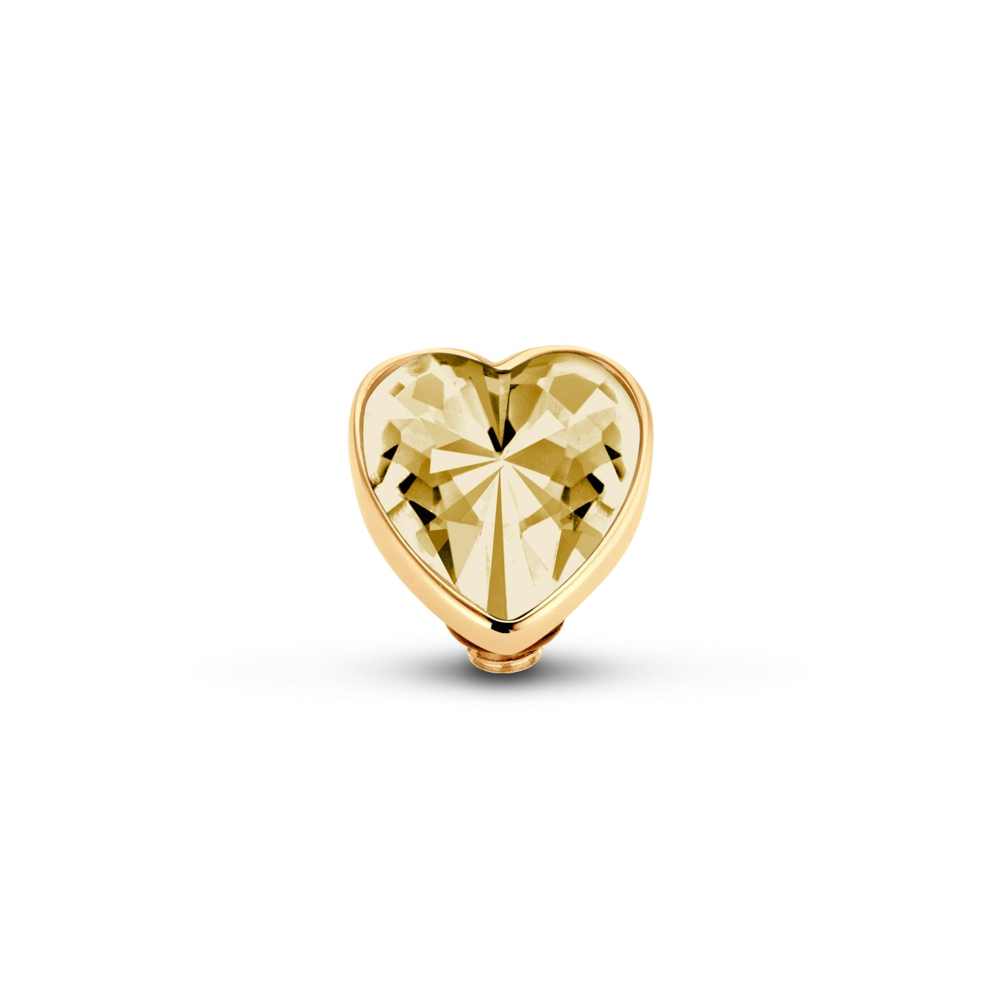 Melano Twisted Heart Steentje - melanojewelry