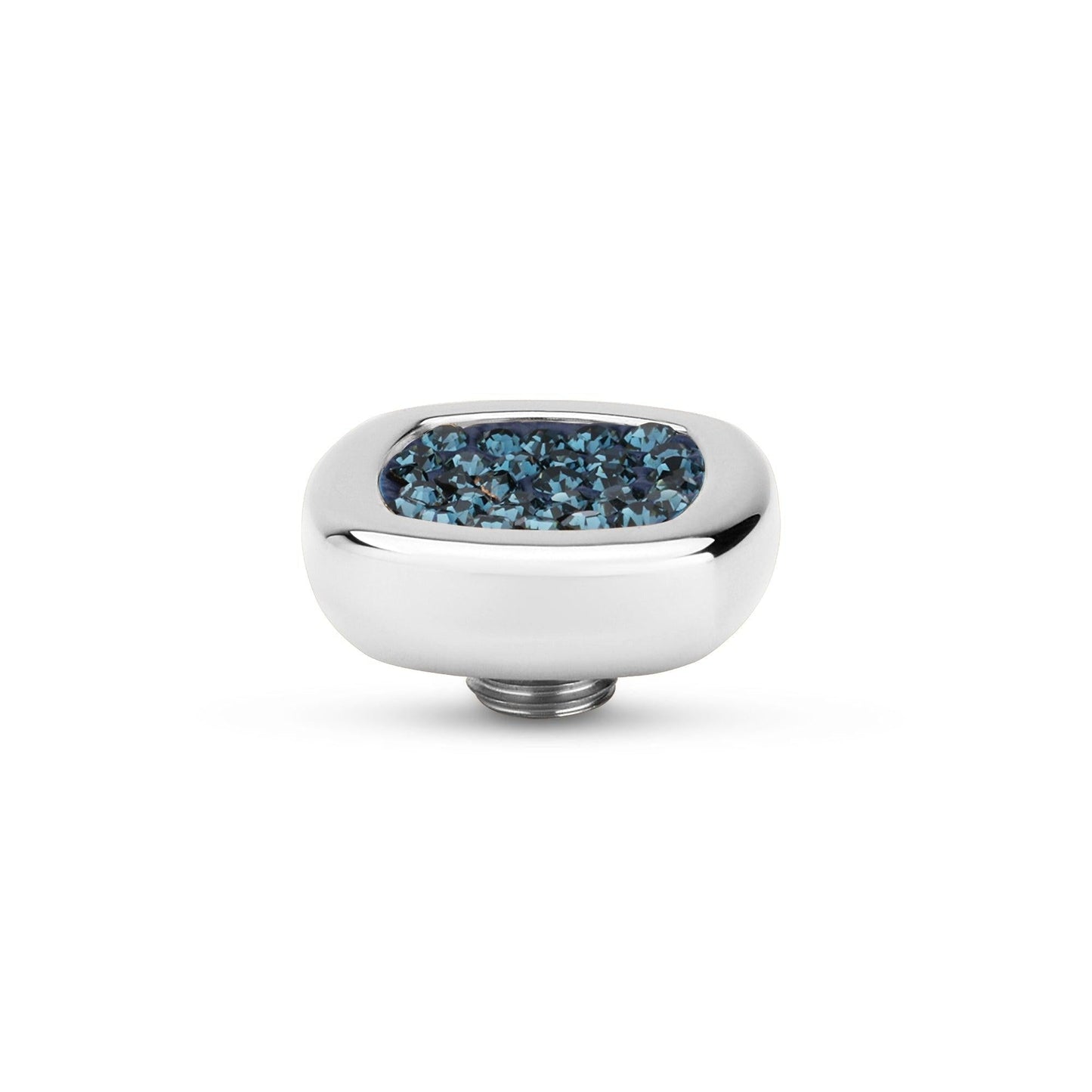 Melano Vivid Shiny Square Steentje - melanojewelry