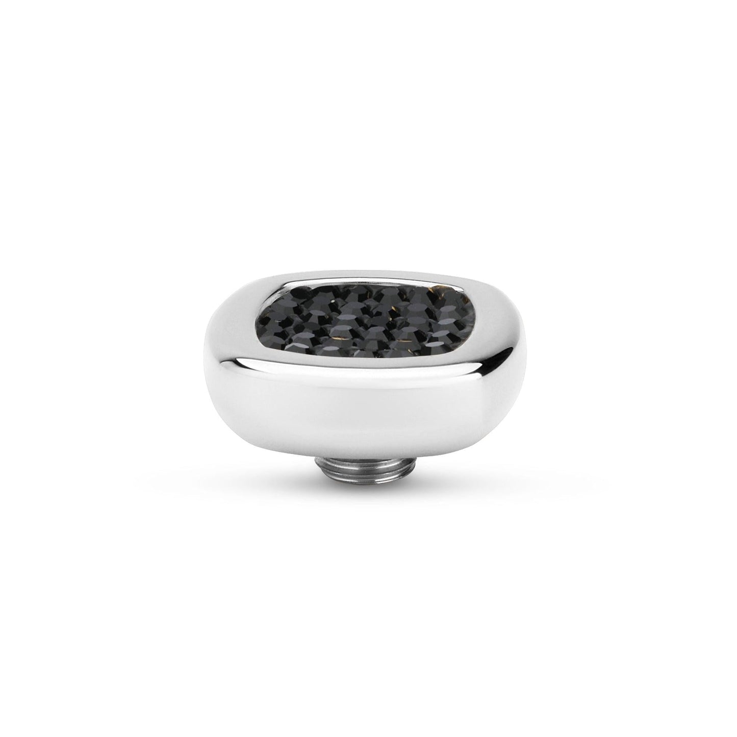 Melano Vivid Shiny Square Steentje - melanojewelry