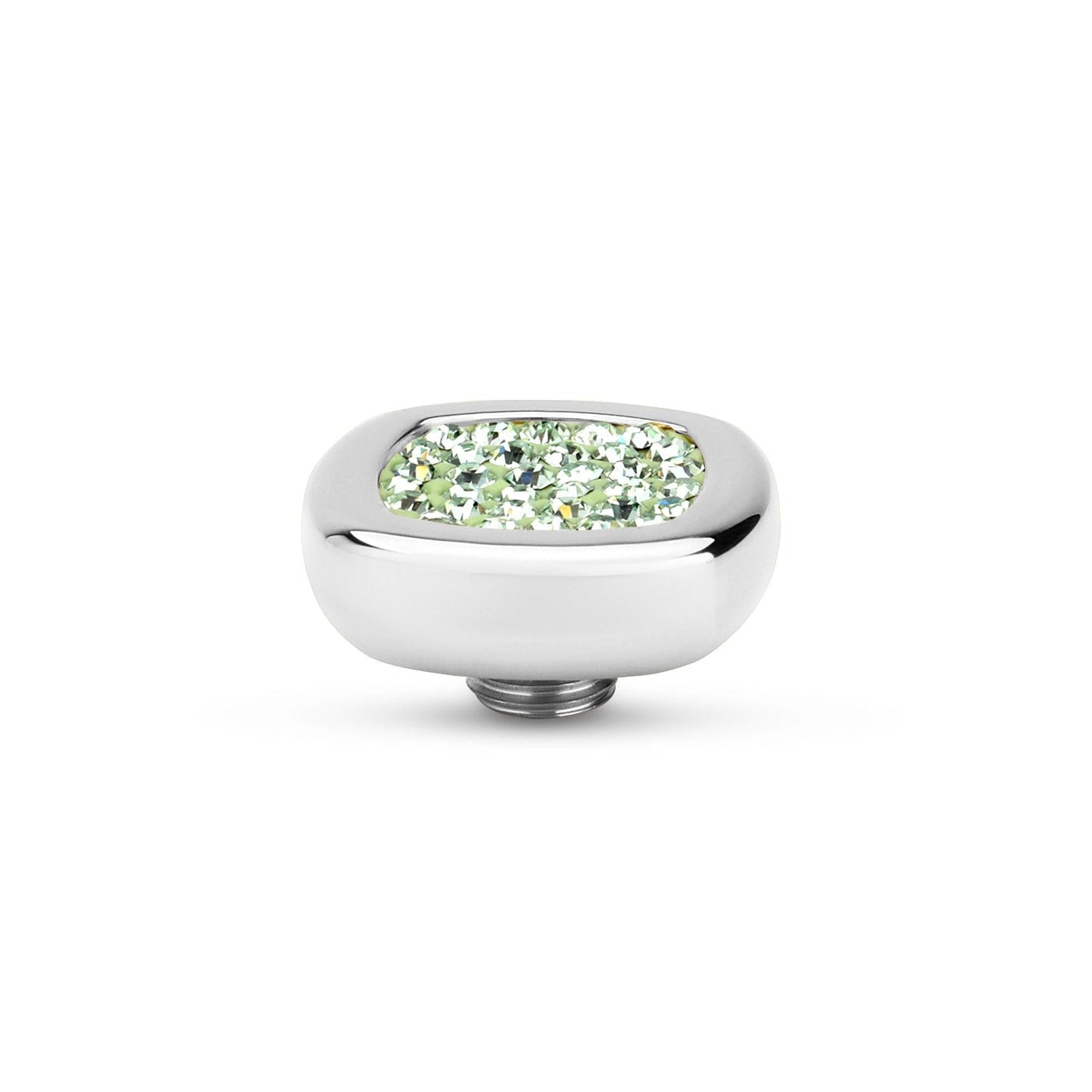 Melano Vivid Shiny Square Steentje - melanojewelry